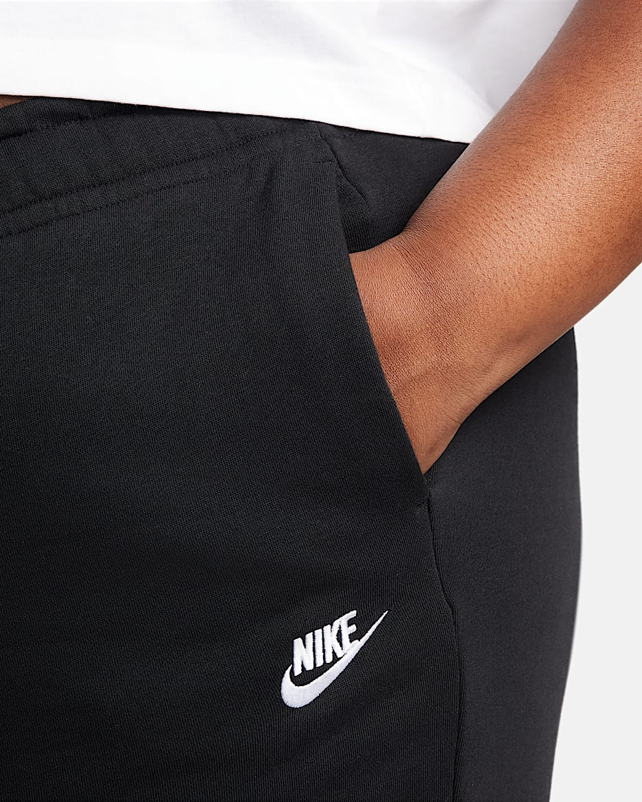 Nike Sportswear Club Fleece Women s Mid Rise Wide Leg Sweatpants Plus Size